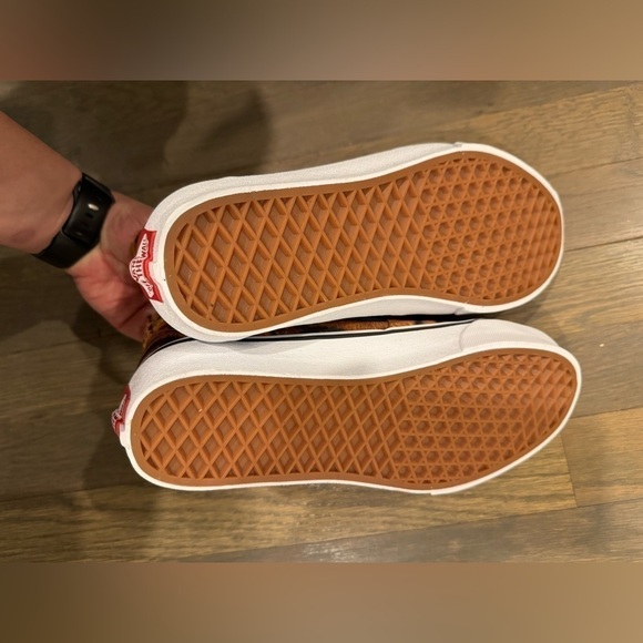 Vans off the wall tiger print high top sneakers size 8.5 - Picture 5 of 9